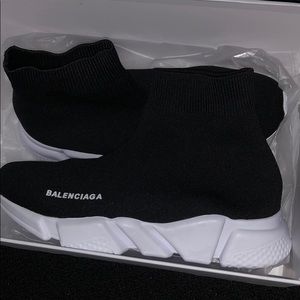 Balenciaga Speed Stretch-Knit High Top Trainer